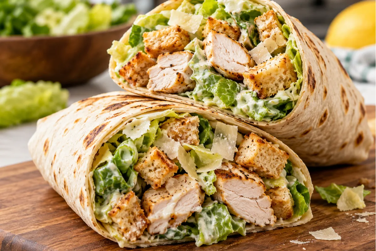 Chicken Caesar Wrap Recipe