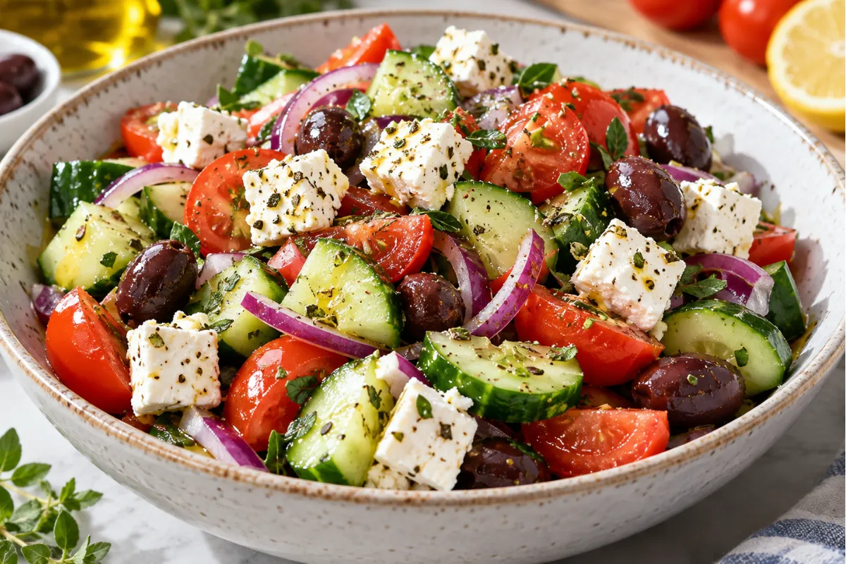 Greek Salad Bowl Recipe